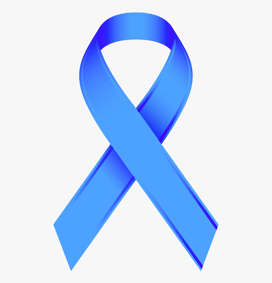 Blue Ribbon Png Hd - Transparent Orange Cancer Ribbon, Transparent Clipart