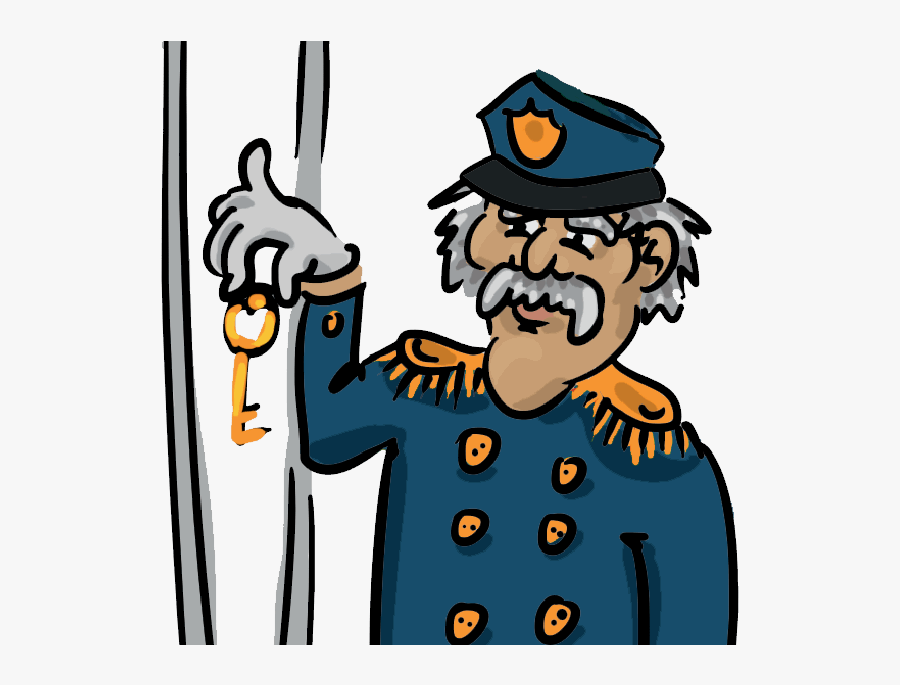 Transparent Time Keeper Clipart - Jail Keeper, Transparent Clipart