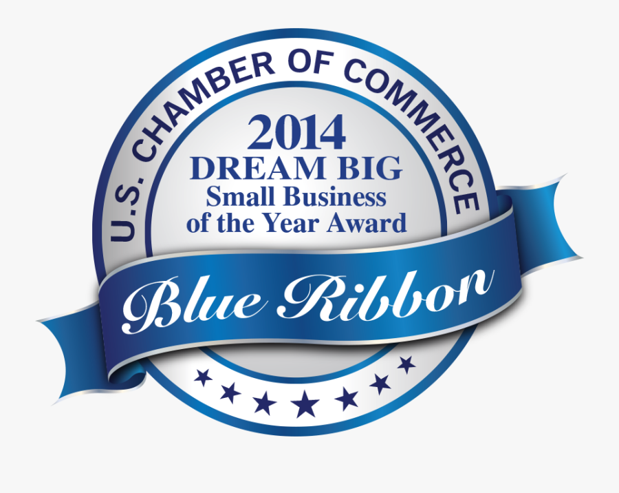 Us Chamber 2014 Blue Ribbon Business, Transparent Clipart