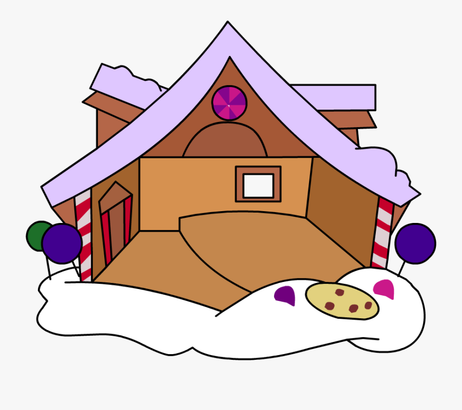 Club Penguin Wiki - Gingerbread House, Transparent Clipart