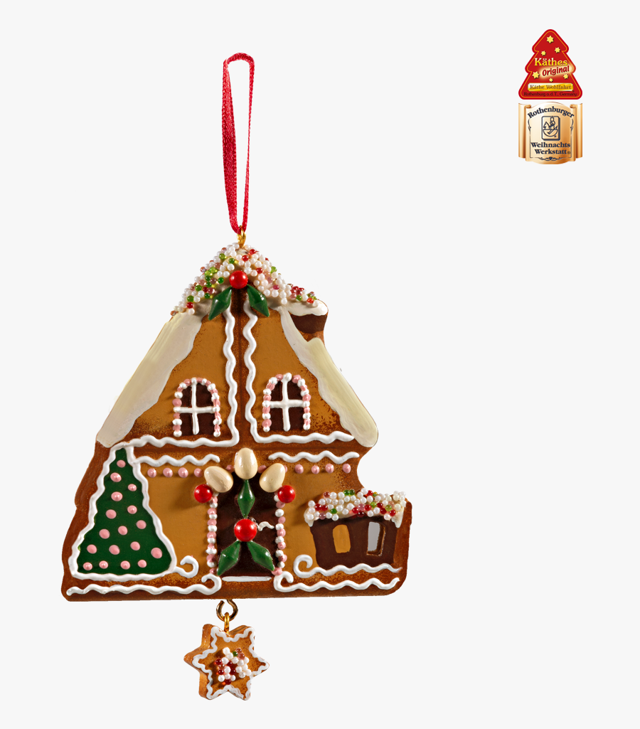 Gingerbread House, Transparent Clipart