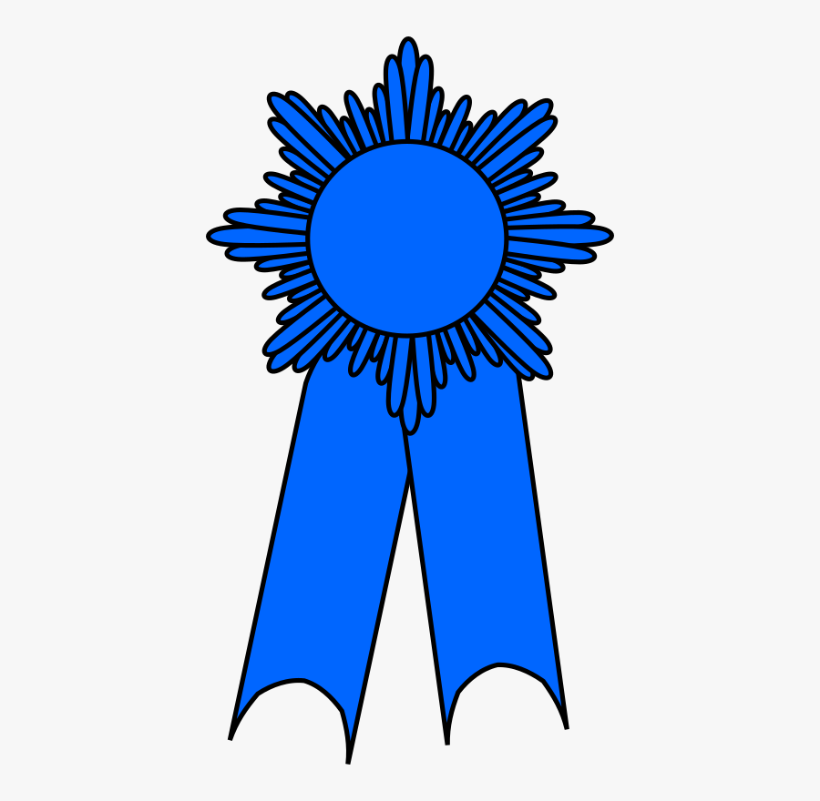 Blue Ribbon - Gambar Pita Merah Putih, Transparent Clipart