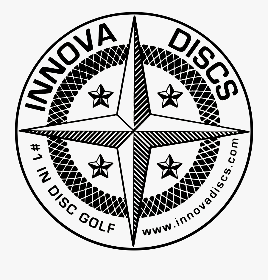 Disc Golf Drawing - Emblem, Transparent Clipart