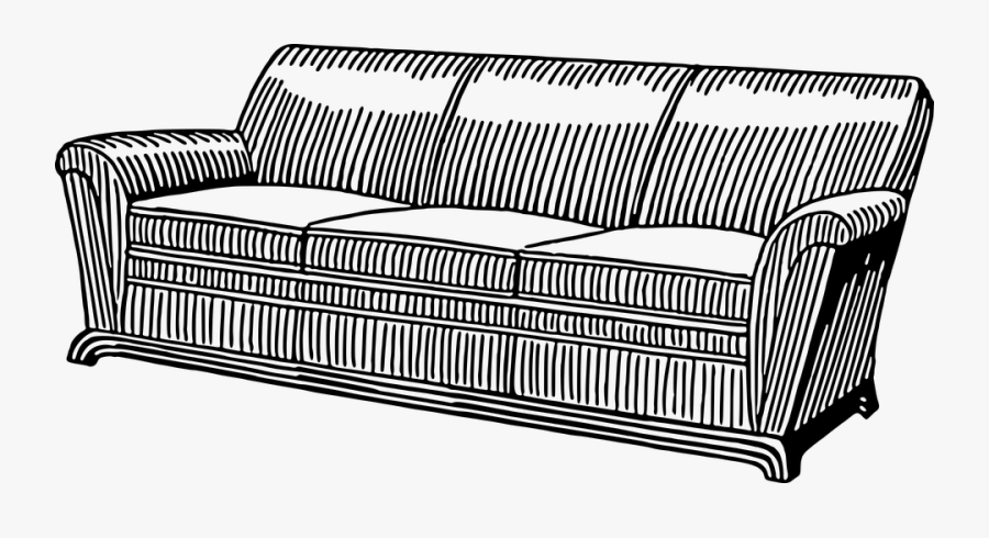 Transparent Futon Png - Sofa Set Clip Art, Transparent Clipart