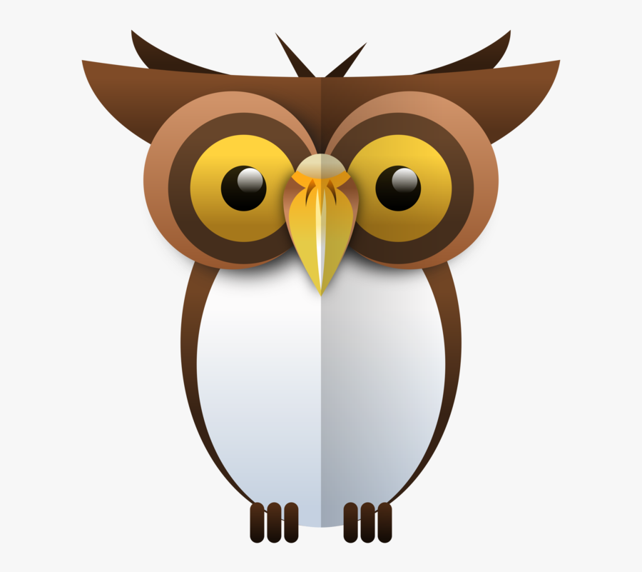 Owl,beak,bird - Owl Favicon, Transparent Clipart