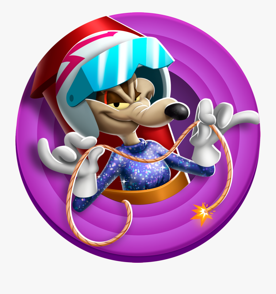 Looney Tunes Rocket Coyote, Transparent Clipart