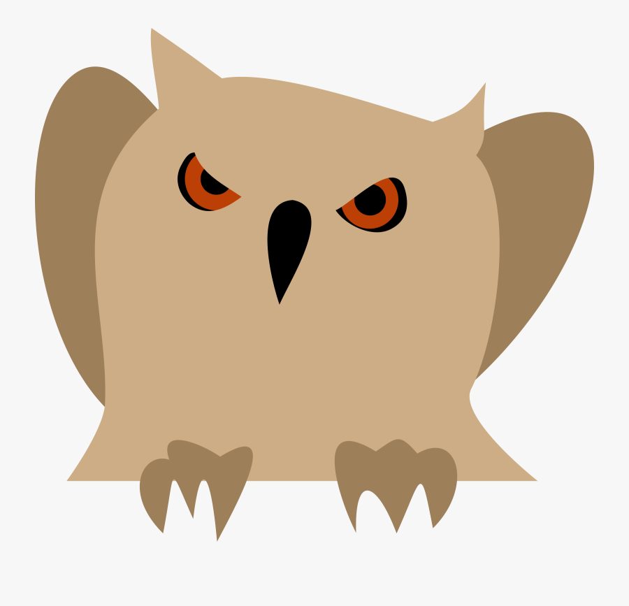 Angry Owls Clipart, Transparent Clipart