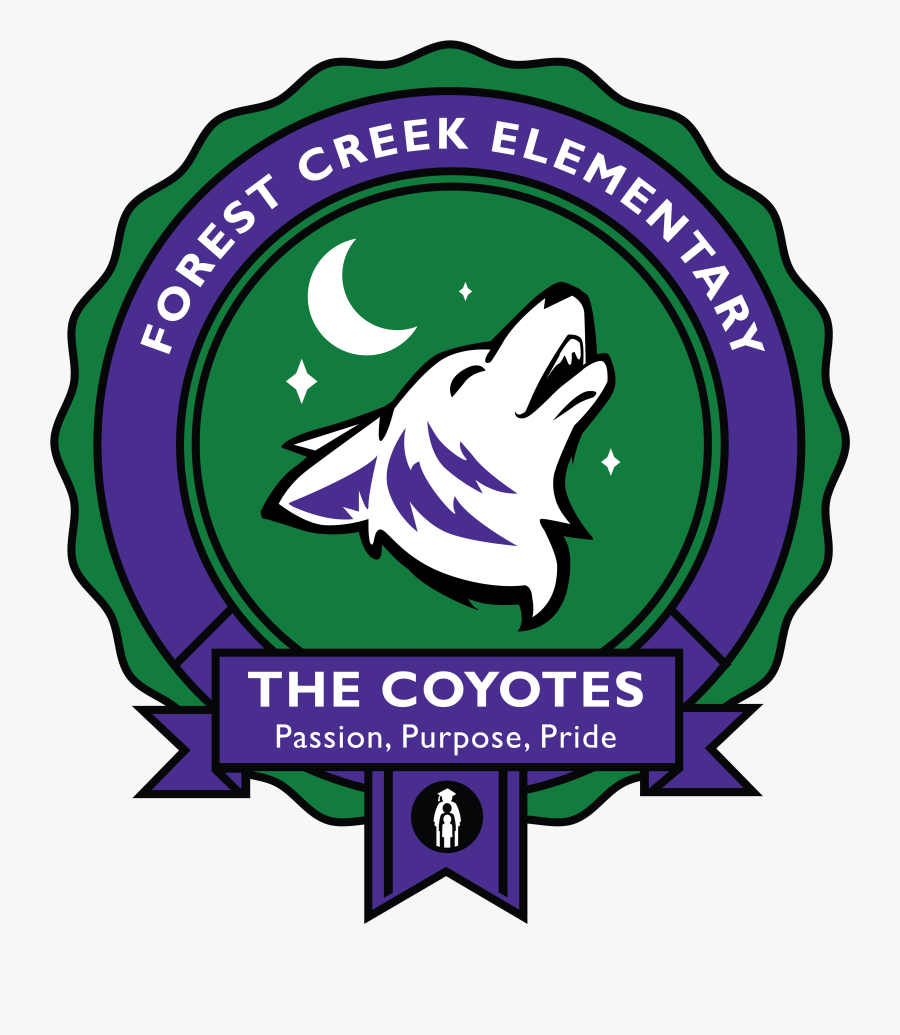Brushy Creek Bluejay - Forest Creek Elementary Logo, Transparent Clipart