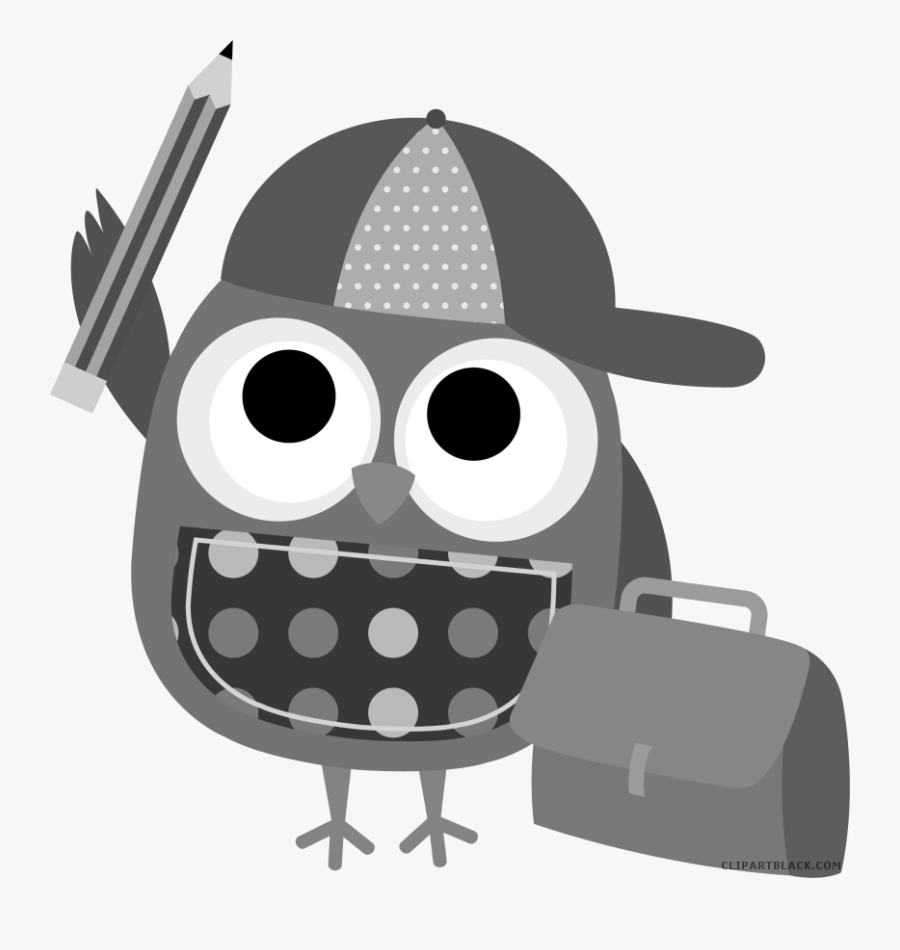 Smart Owl Clipart - Back To School Owl Clipart, Transparent Clipart