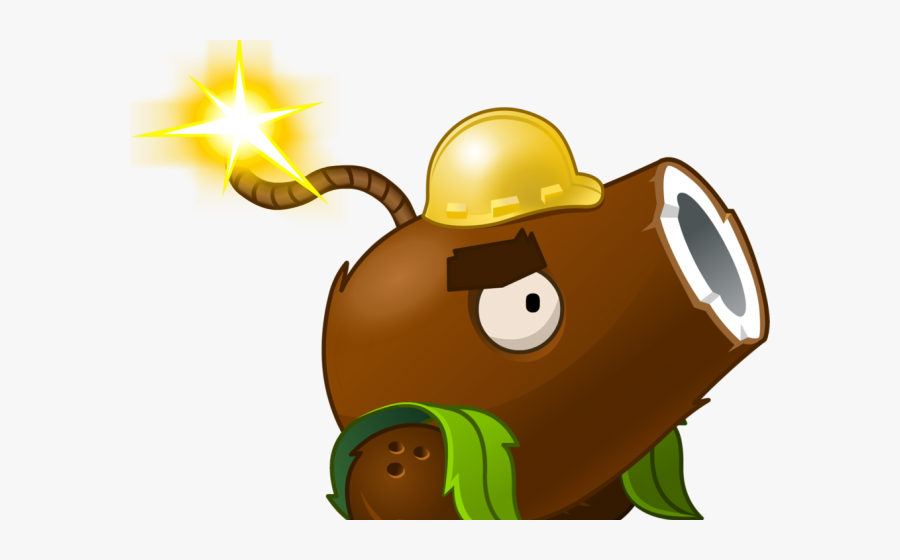Plants Vs Zombies 2 Coconut Cannon, Transparent Clipart