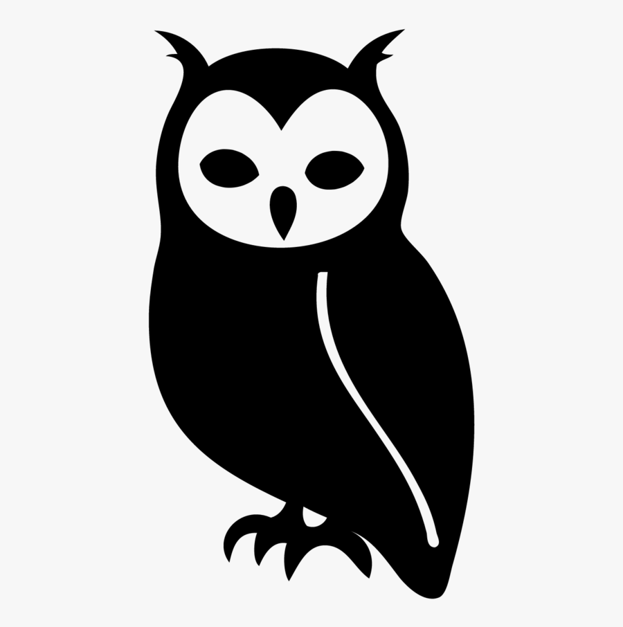 Clip Art Png Download - Owl Silhouette, Transparent Clipart