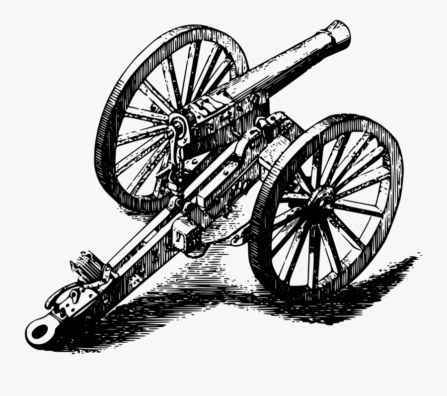 Mitrailleuse - French War Transparent Background, Transparent Clipart