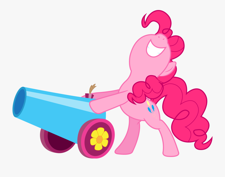 Pinkie Pie Cannon, Transparent Clipart