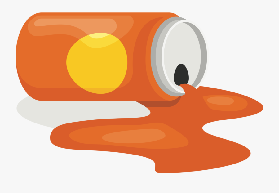 Material,orange,orange Drink - Spilled Drink Clipart, Transparent Clipart