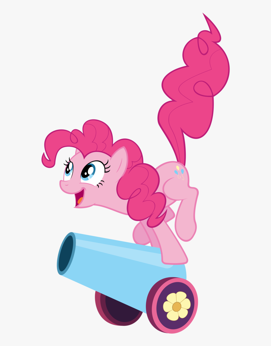 Pinkie Cannon By Otfor2 - Pinkie Pie Party Cannon, Transparent Clipart