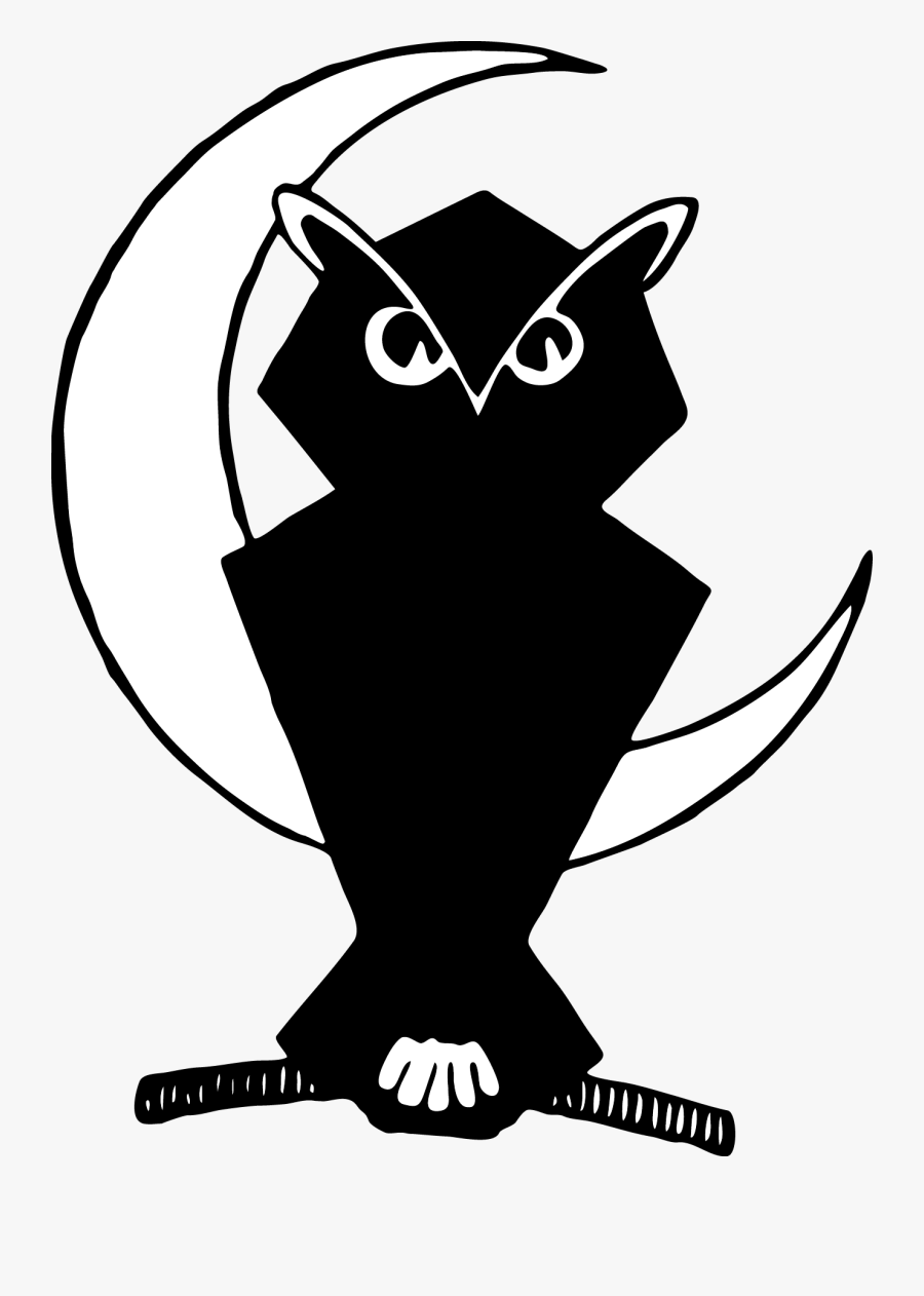 Beak Owl Silhouette Line Art Clip Art - Owl, Transparent Clipart
