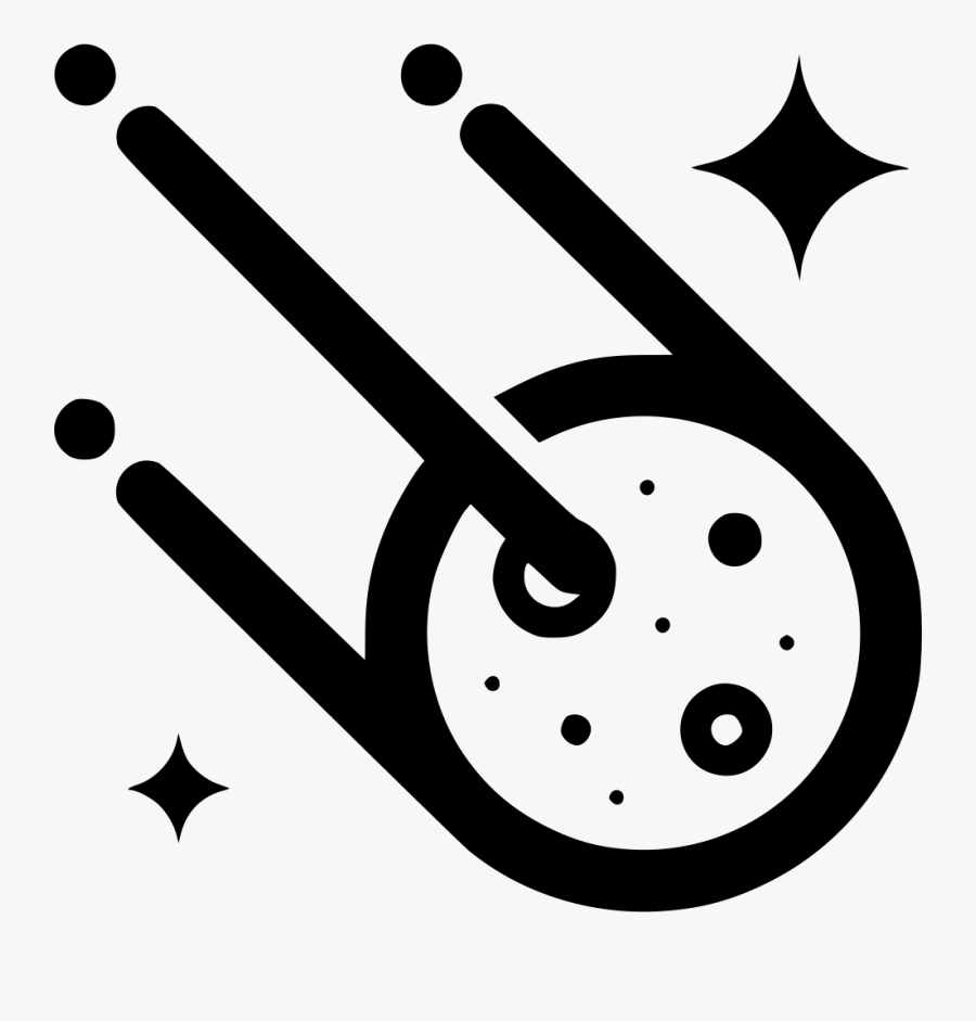 Comet Stars Night, Transparent Clipart
