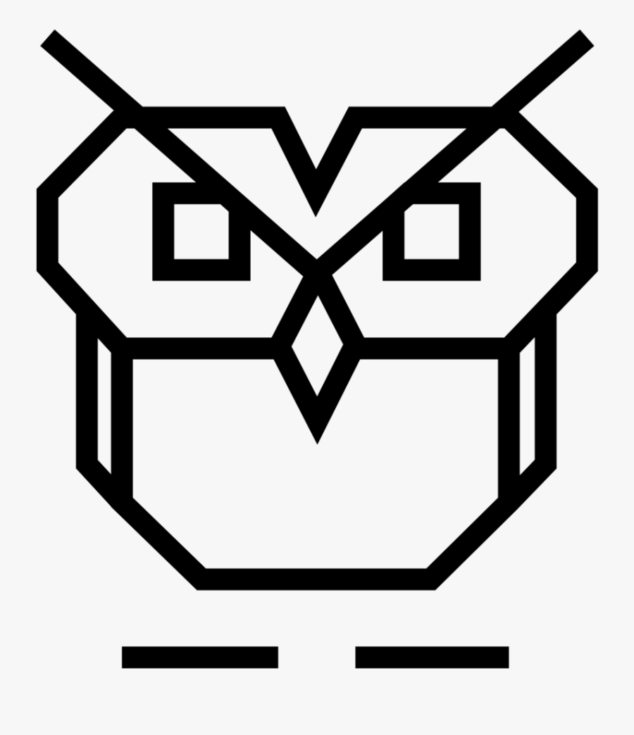 Owl Clip Art Black And White, Transparent Clipart