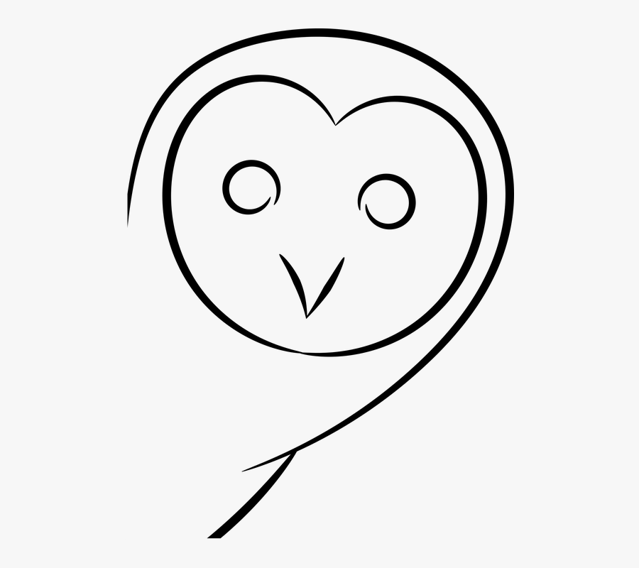 Black And White Cartoon Owls 12, Buy Clip Art - Dibujos De Lechuza, Transparent Clipart