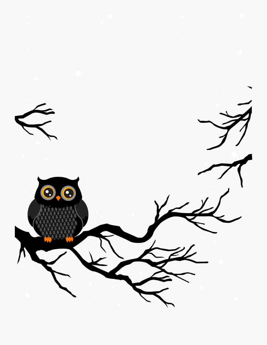 Owl Clip Art - Branch, Transparent Clipart