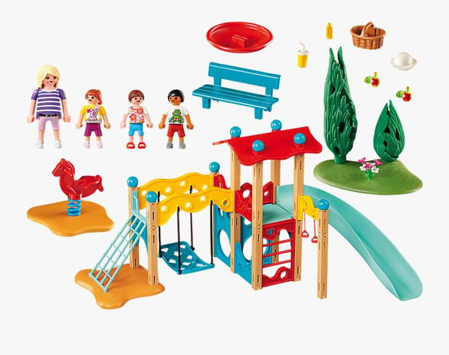 Play Clipart Playground Game - Playmobil 9423, Transparent Clipart