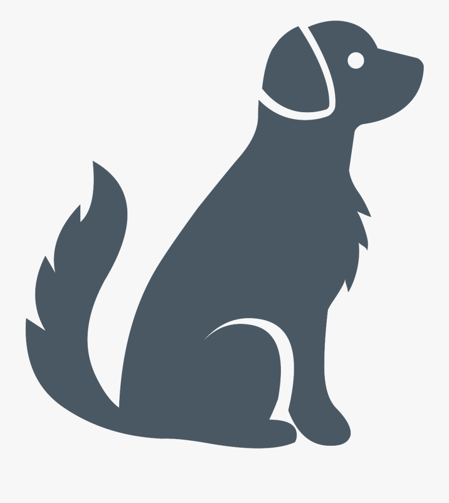 Therapy Dog Sitting Icon - Furever Love Real Estate, Transparent Clipart