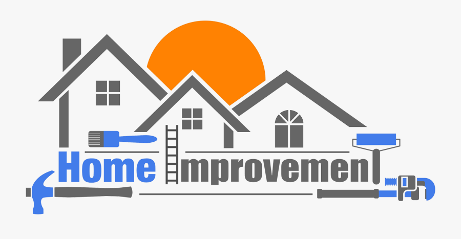 Clip Art House Renovation Graphic Techflourish - Construction Home Improvement Logo, Transparent Clipart