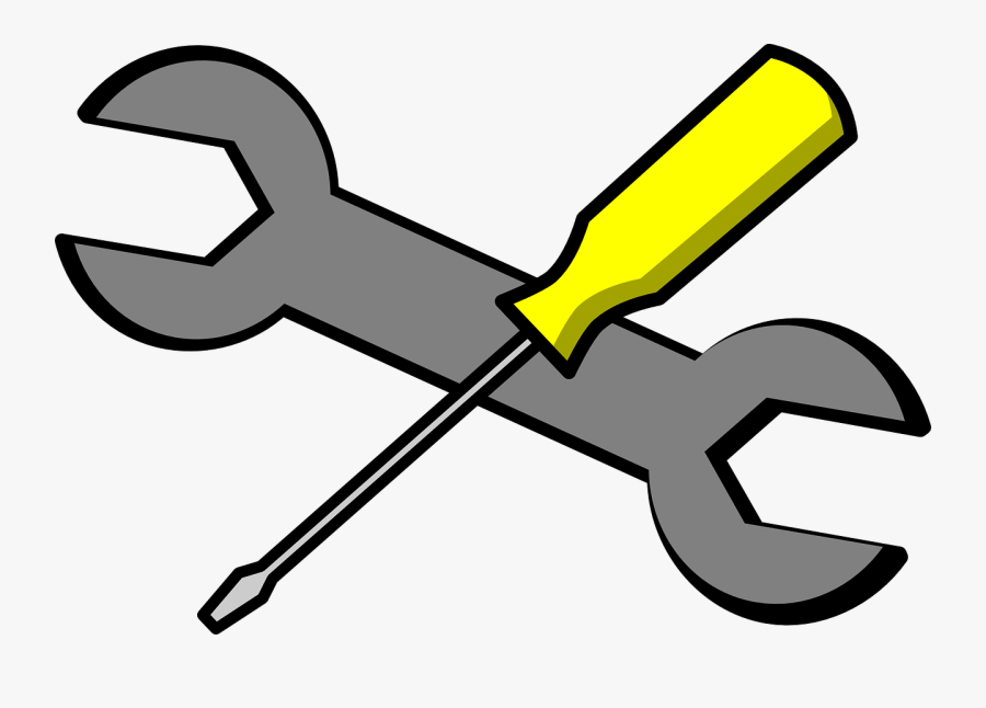 Tools Spanner Screw-driver Free Picture - Wrench Icon, Transparent Clipart