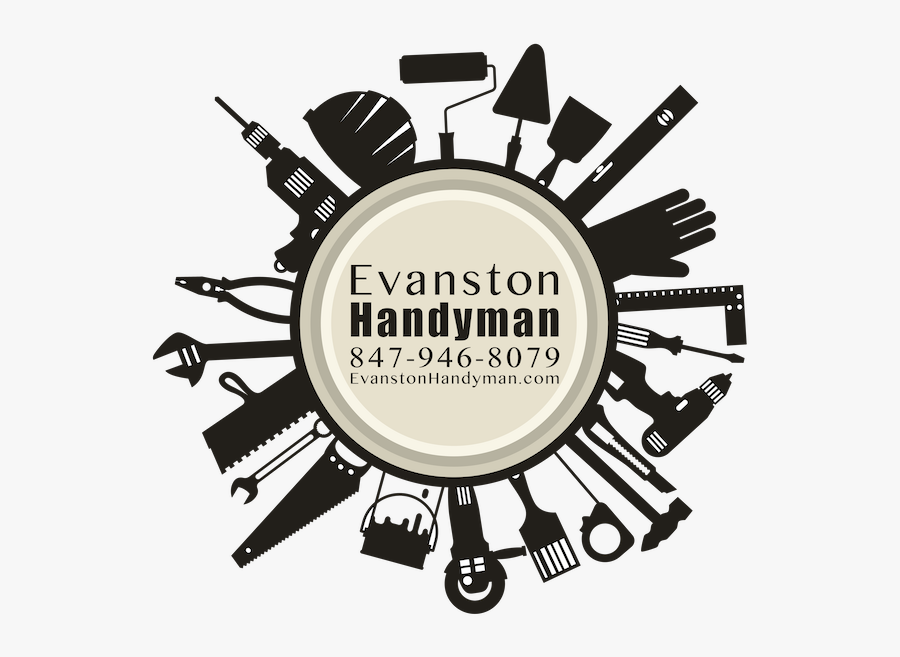 Evanston Handyman - Working Tools Vector, Transparent Clipart