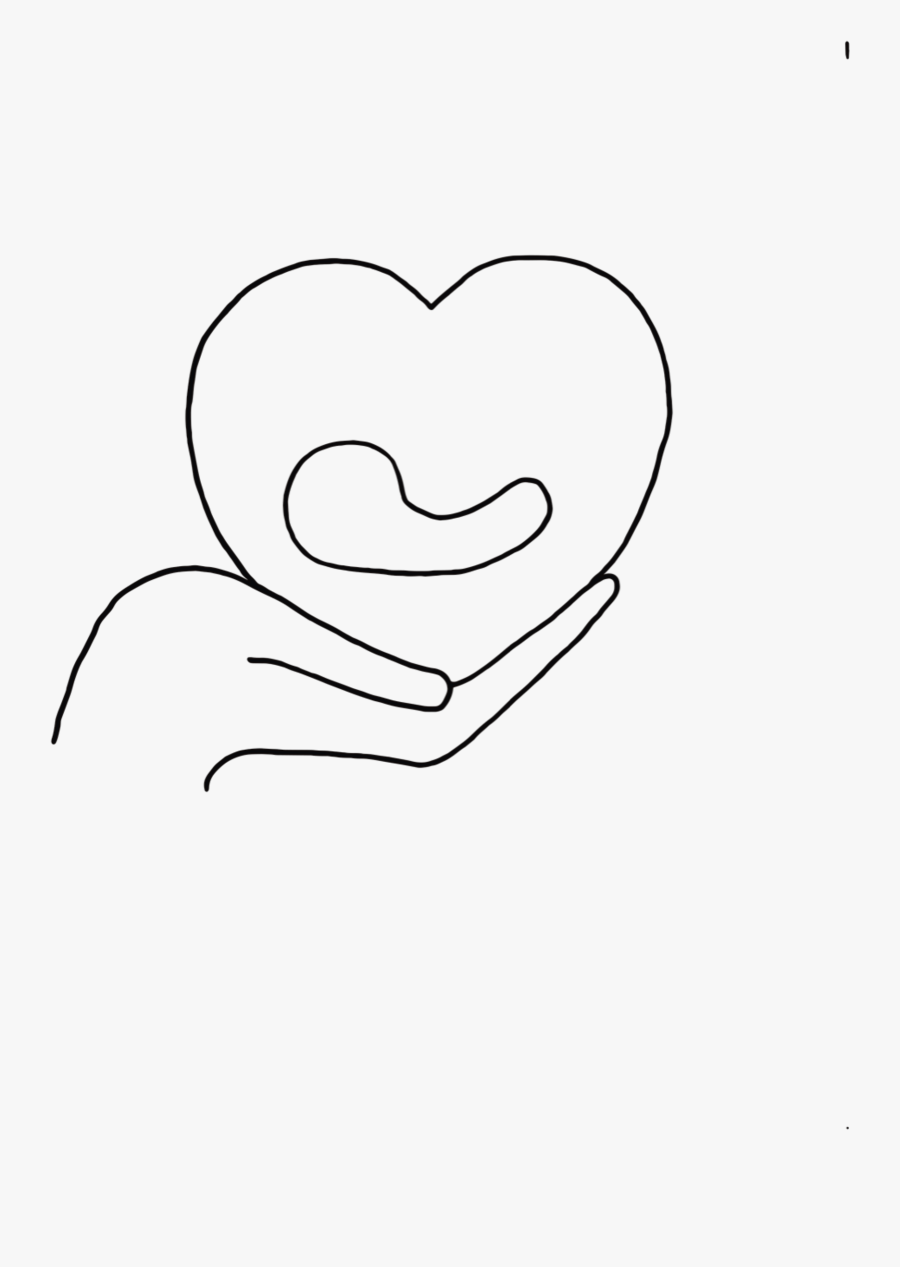 Pregnancy Loss Support - Line Art, Transparent Clipart