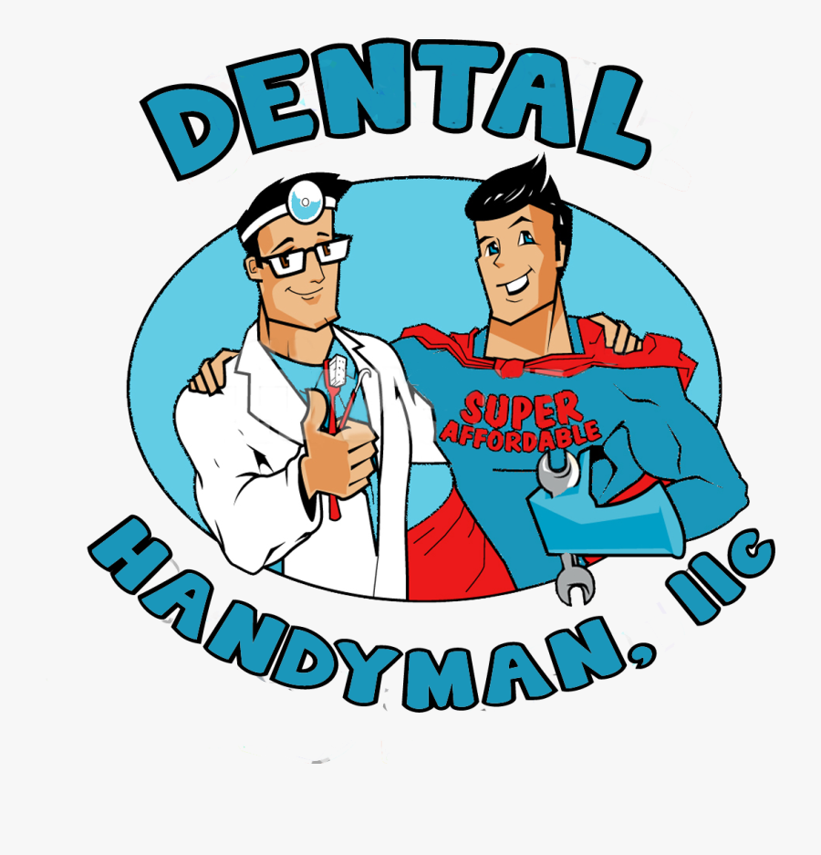 Dental Handyman Logo - Cartoon, Transparent Clipart