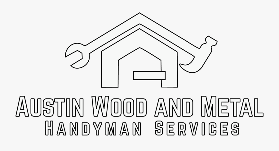 Austin Wood And Metal Handyman And Home Improvement - Line Art, Transparent Clipart