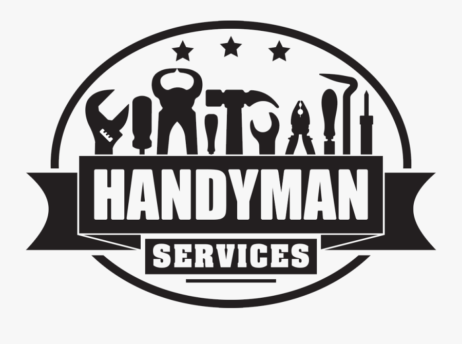 Handyman Logo Vector, Transparent Clipart