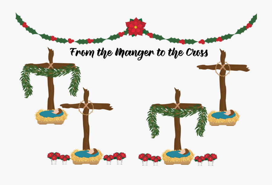 Nativity Example Image - Cross, Transparent Clipart