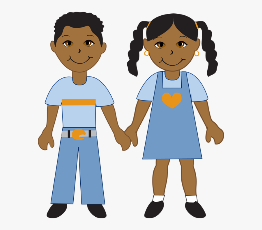 Family Clipart African American - African American Girl Clipart, Transparent Clipart