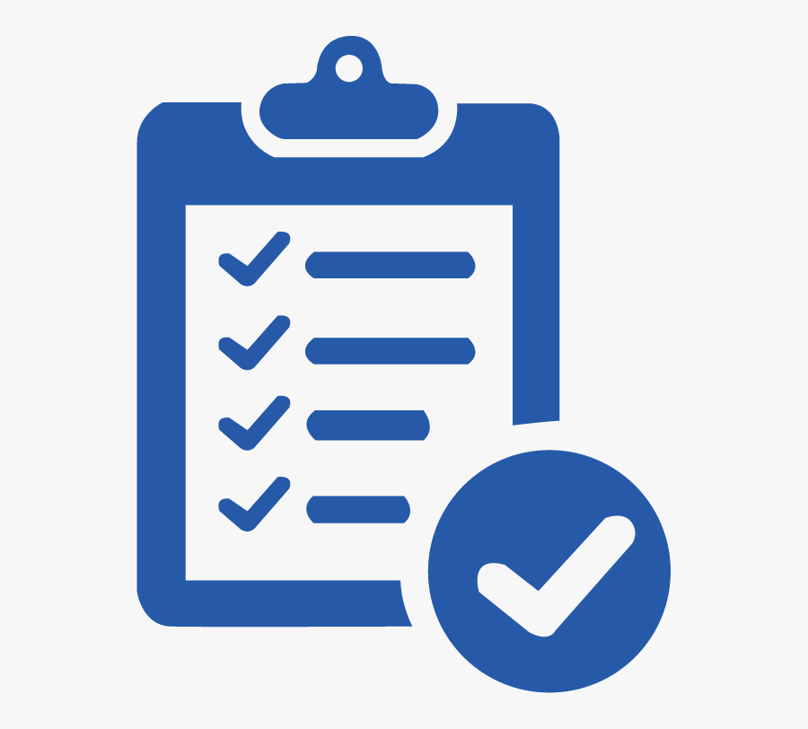 Checklist Icon Black And White, Transparent Clipart
