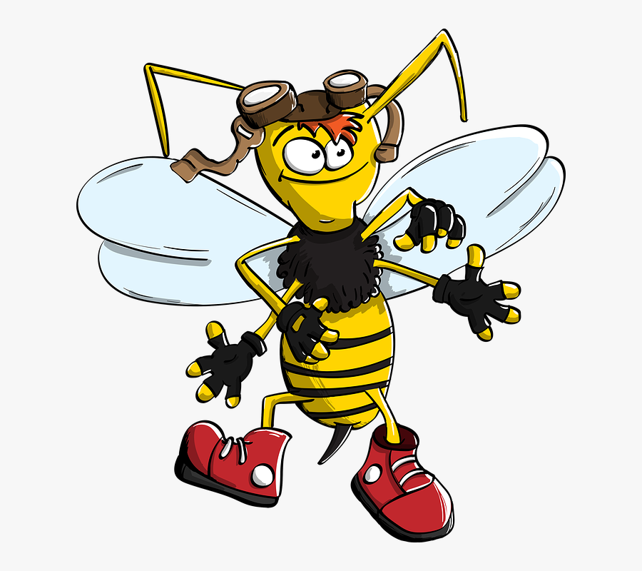 Bumblebee, Wasp, Bee, Hornet, Insect, Cartoon - Bumblebee, Transparent Clipart