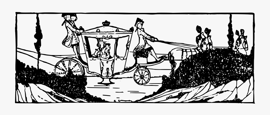 Fancy Fairy Tale Carriage Clip Arts - Vintage Fairytale Clipart, Transparent Clipart