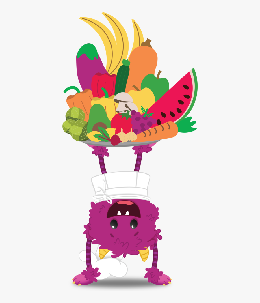 Nate Handstand Food-01 - Cartoon, Transparent Clipart