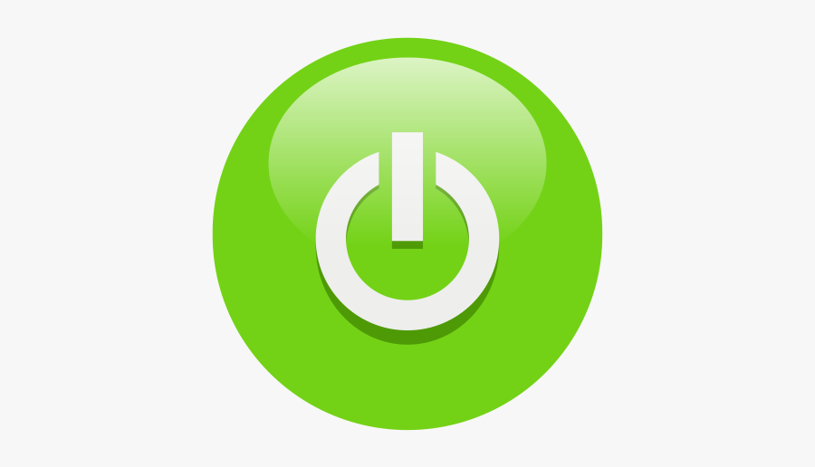 Free Vector Green Power Button Clip Art - Green Power Button Icon, Transparent Clipart