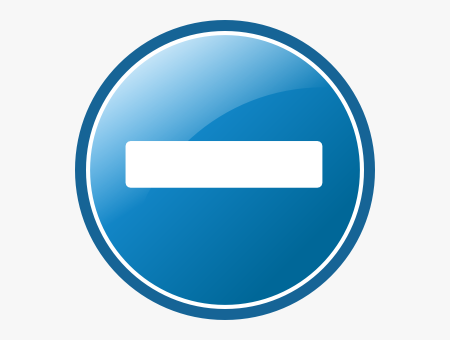 Button Minus, Transparent Clipart