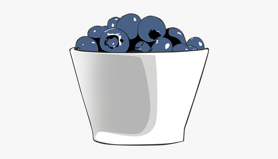 Fruits, Bowl, Healthy, Food, Delicious, Fresh - Blueberry, Transparent Clipart