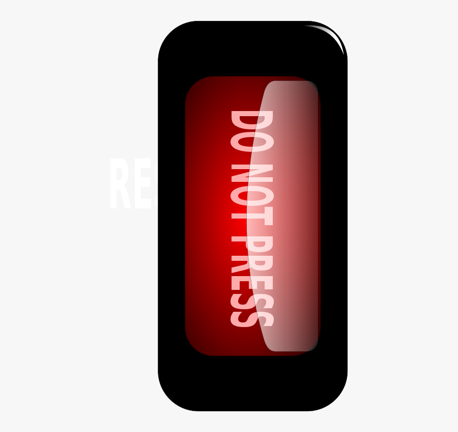 Free Red Button - Gadget, Transparent Clipart