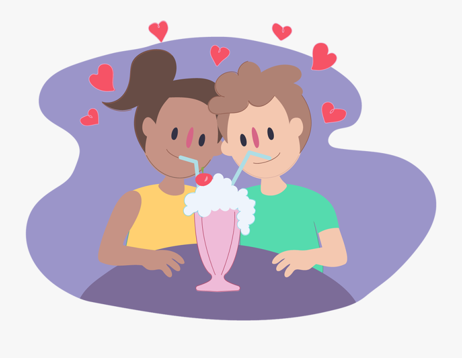 Dating - Kids Dating Cartoon, Transparent Clipart