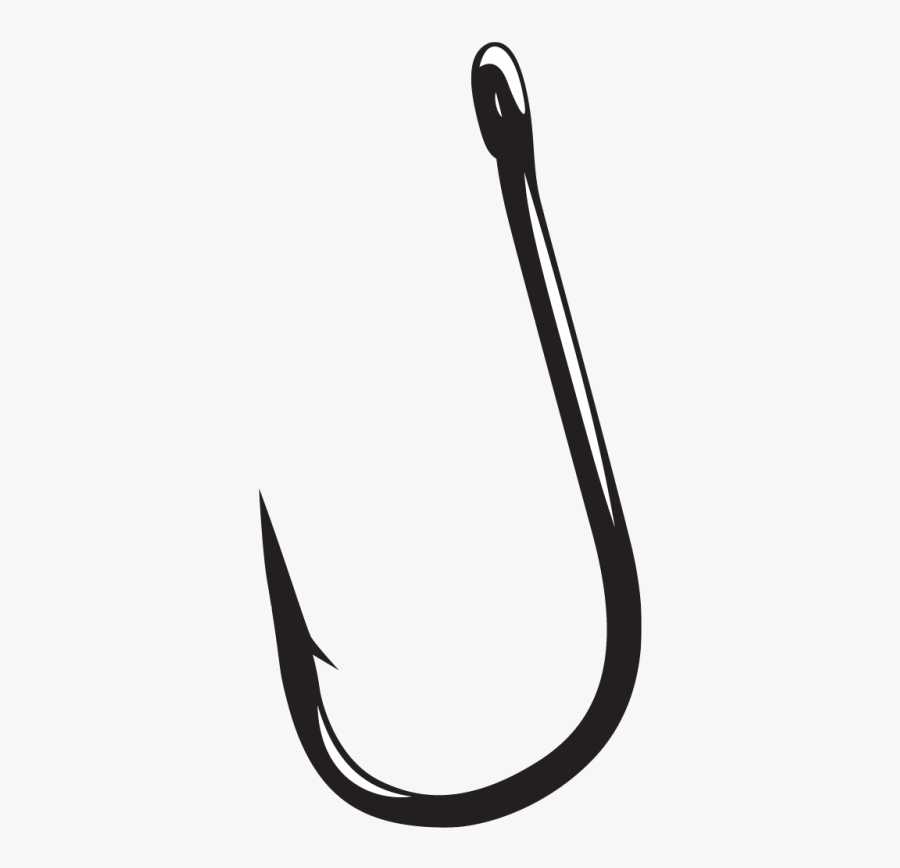 Siwash Hooks, Open Eye - Transparent Background Fish Hook Png, Transparent Clipart