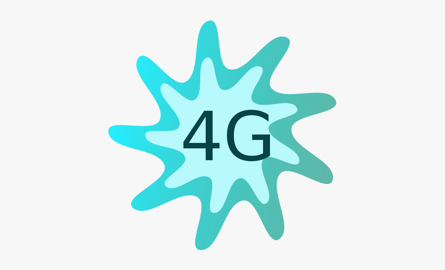 4g Button - Clip Art, Transparent Clipart