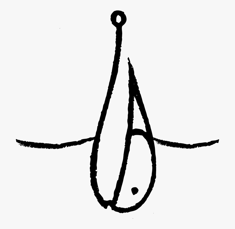 Hook Fish Co Logo, Transparent Clipart