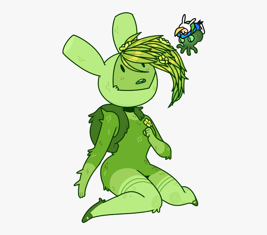Green Flowering Plant Plant Vertebrate Leaf Fictional - Adventure Time Fern Girl, Transparent Clipart