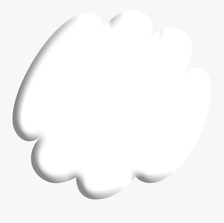 White Cartoon Cloud Png, Transparent Clipart