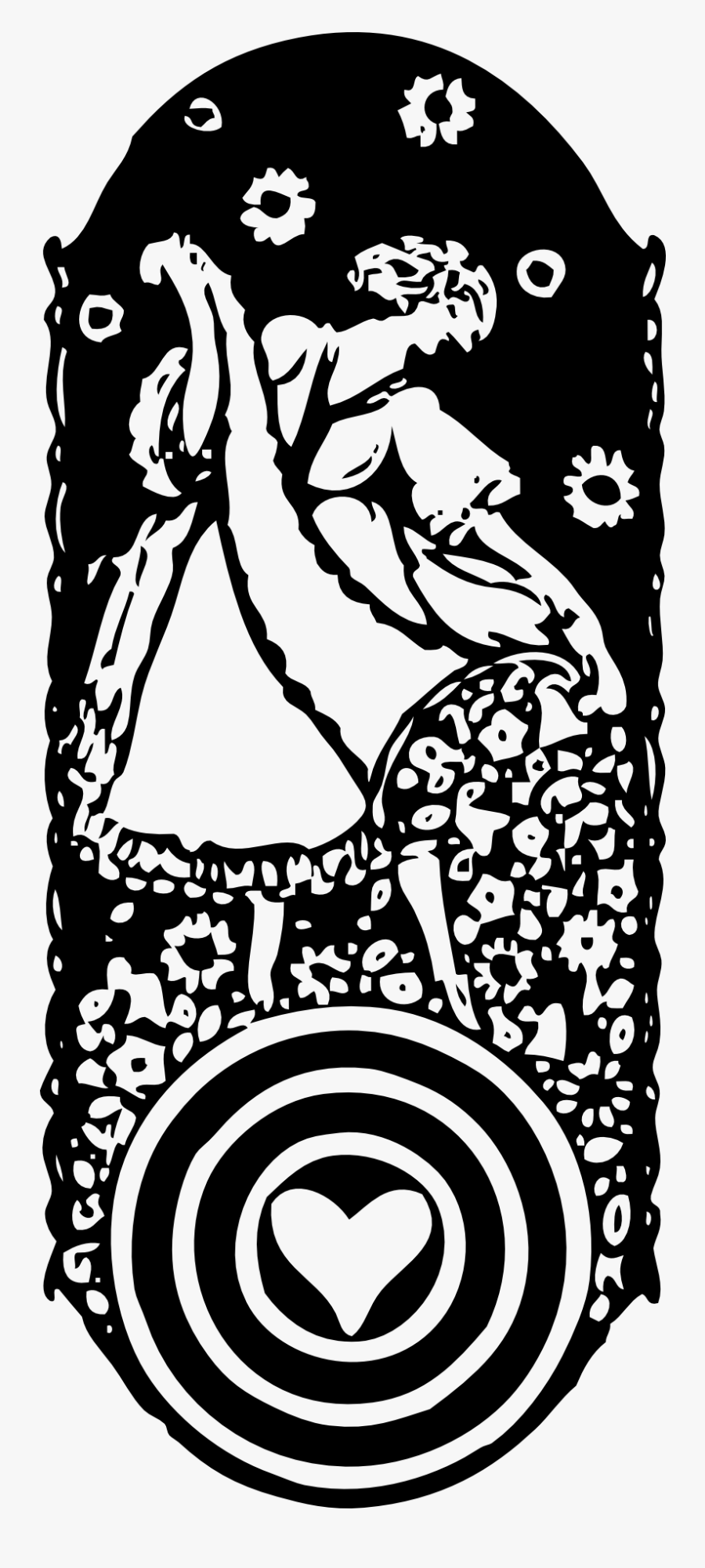 Maid With Cornucopia, Transparent Clipart